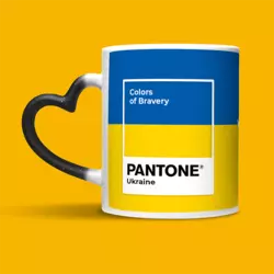 Pantone Ukraine | Кружка - сердечко